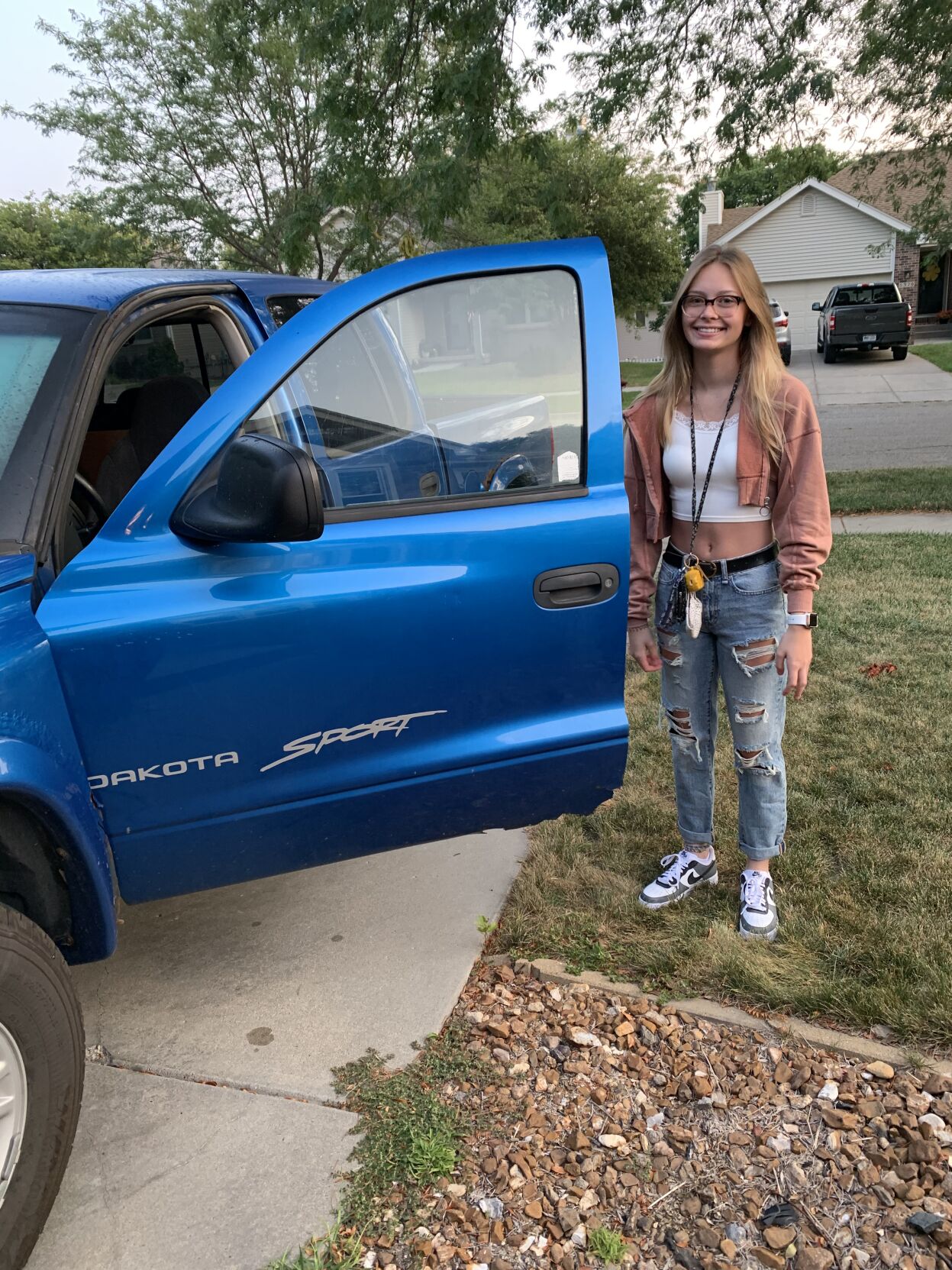 Bellia York’s first day of her junior year